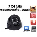 IR dome kamera sa ugrađenim snimačem na SD karticu